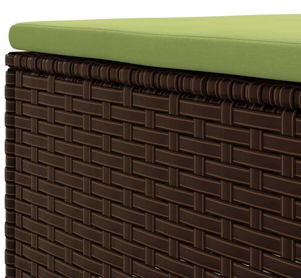 VidaXL Polyrattan Kerti Ülőgarnitúra - 4 Részes - Barna