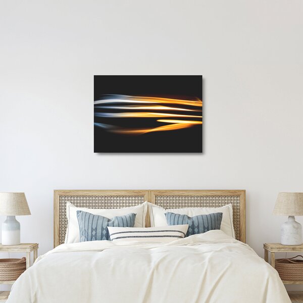 Fekete kép (üvegen) (70x50 cm)