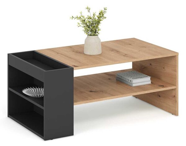 Ingenio dohányzóasztal, artisan tölgy / fekete