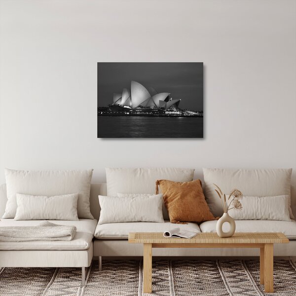 A Sydney-i Operaház képe (üvegen) (70x50 cm)