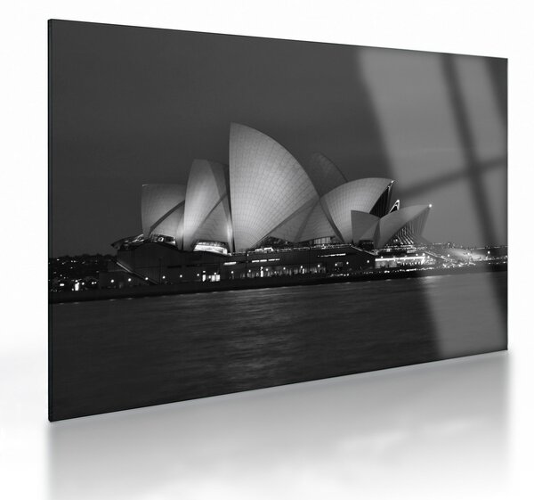 A Sydney-i Operaház képe (üvegen) (70x50 cm)