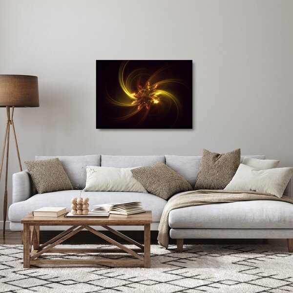 Kép - absztrakt propellerek (üvegen) (70x50 cm)