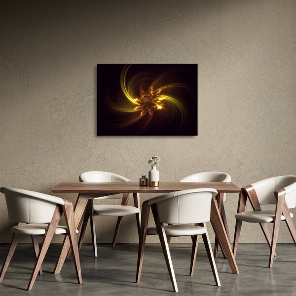 Kép - absztrakt propellerek (üvegen) (70x50 cm)