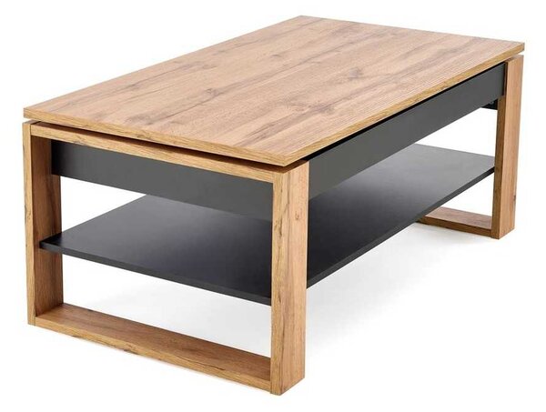 Osiris dohányzóasztal, artisan tölgy / fekete