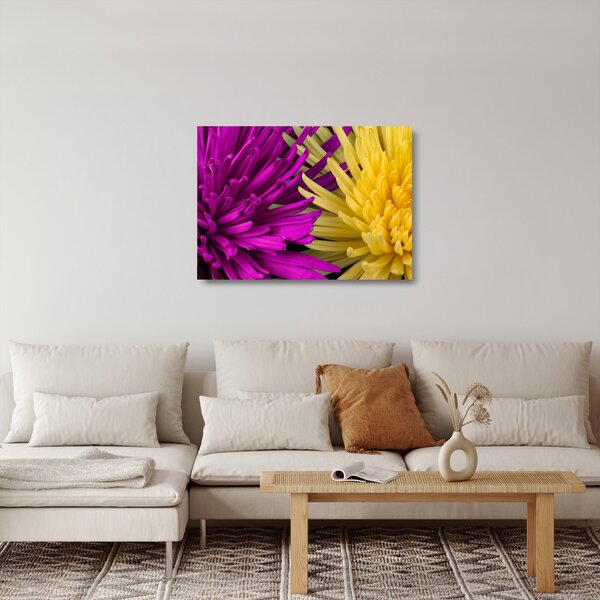 Kép - virág részlet (üvegen) (70x50 cm)