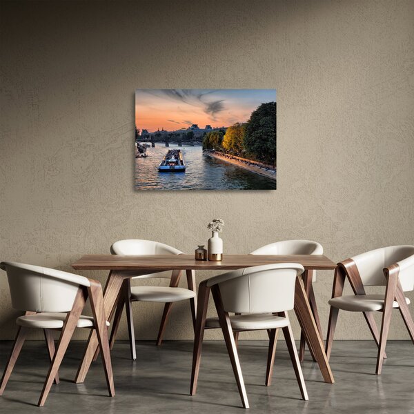 Kép - hajó egy körutazáson (üvegen) (70x50 cm)