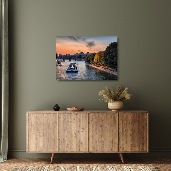 Kép - hajó egy körutazáson (üvegen) (70x50 cm)