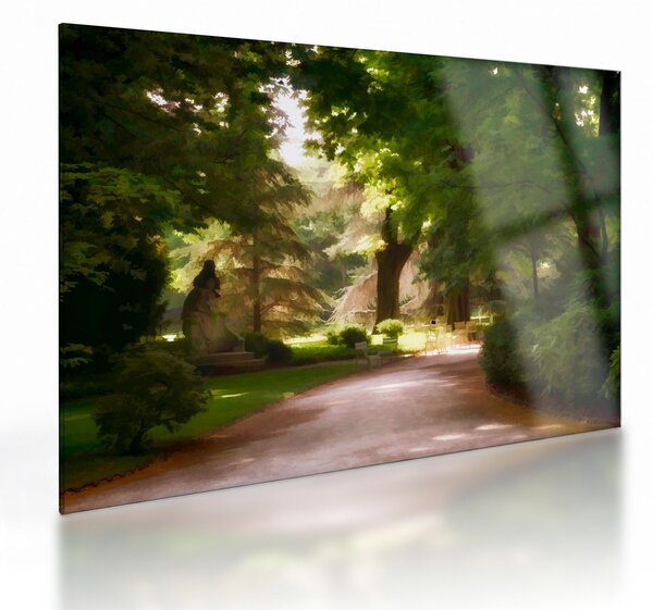Park képe (üvegen) (70x50 cm)