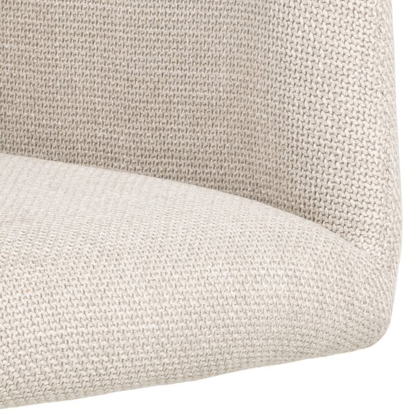 MAZZONI EXPORT SARETTA Beige (Basel 24 szövet) - MODERN KÁRPITOZOTT FORGÓSZÉK NAPPALIBA/ÉTKEZŐBE/LOFT IRODÁBA