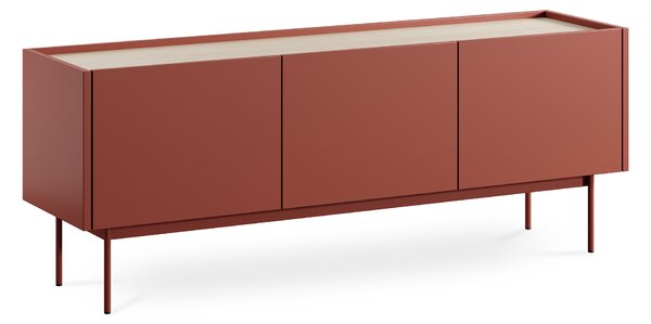 COLOR RTV-144 tévés szekrény - téglavörös