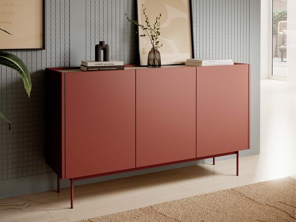 COLOR K-144 komód - téglavörös