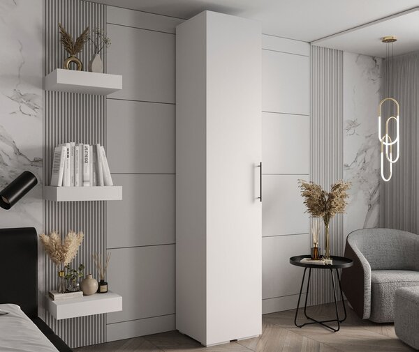 INOVA 3 ruhásszekrény 50x237x47 - fehér