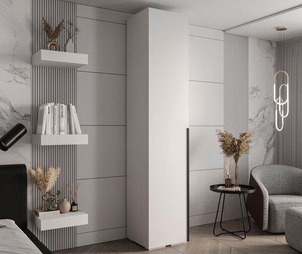 INOVA 1 ruhásszekrény 50x237x47 - fehér