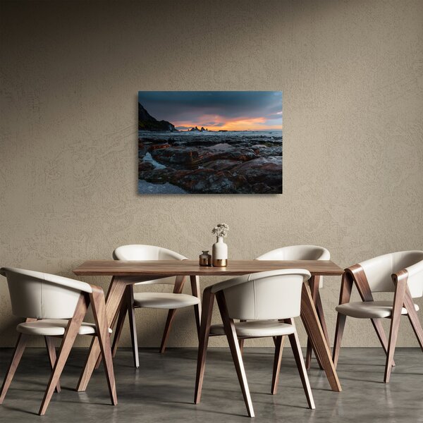 Kép - táj Új Zélandon (üvegen) (70x50 cm)