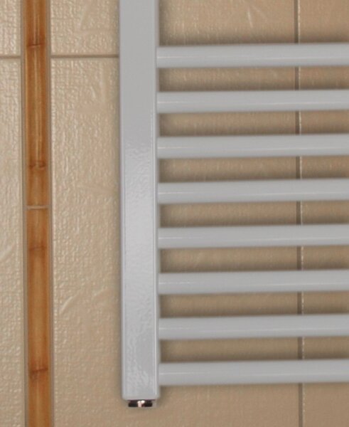 Birossi törölközőszárító radiátor - egyenes - fehér - 450 x 1320 mm