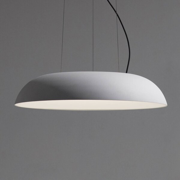 Martinelli Luce Maggiolone függő 930, 60 cm, fehér, dimmelhető, Fehér / opál, Nappali / Étkező, Alumínium, Dizájn
