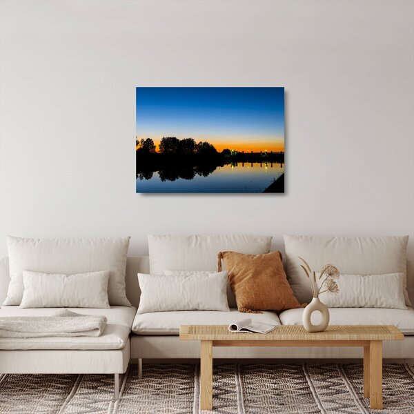 A naplemente képe (üvegen) (70x50 cm)