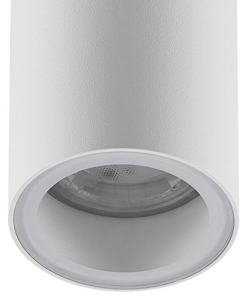 Deko-Light Downlight CAN, fehér, IP44, Ø 6 cm, fém, GU10, dimmelhető, Fehér / opál, Fürdőszoba, Alumínium