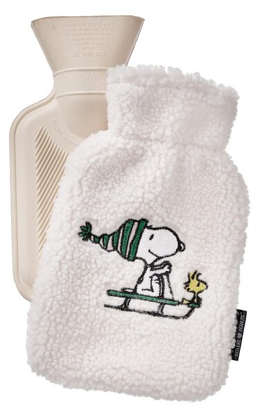 PEANUTS melegvizes párna 22cm , Snoopy szánkóval