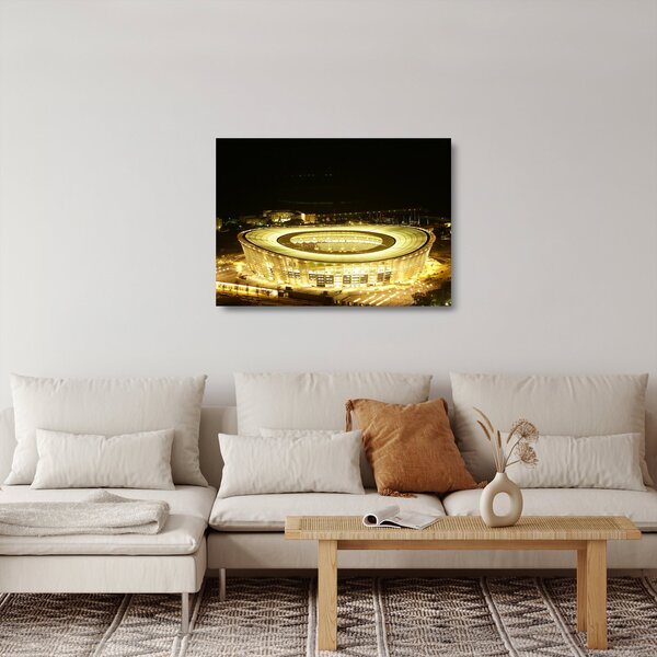 Kép - futballstadion (üvegen) (70x50 cm)