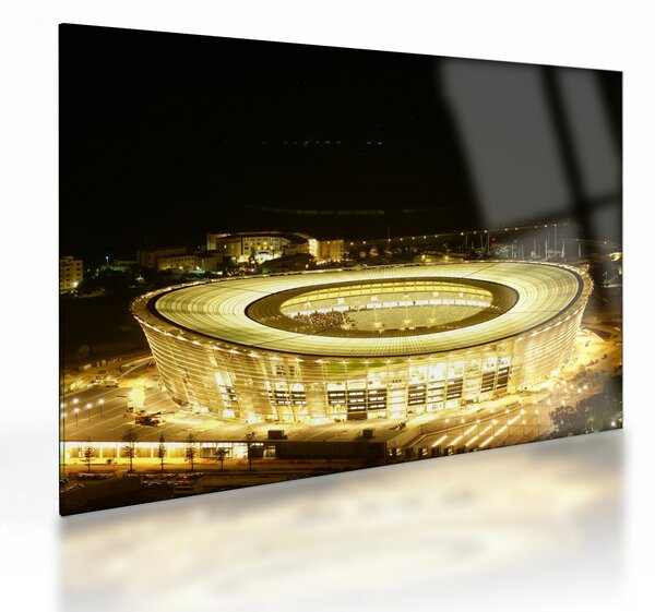 Kép - futballstadion (üvegen) (70x50 cm)