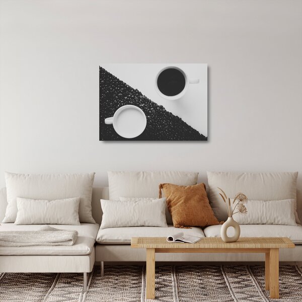 Kávé képe (üvegen) (70x50 cm)
