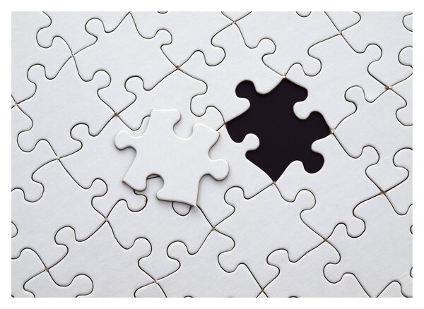 Puzzle képe (üvegen) (70x50 cm)