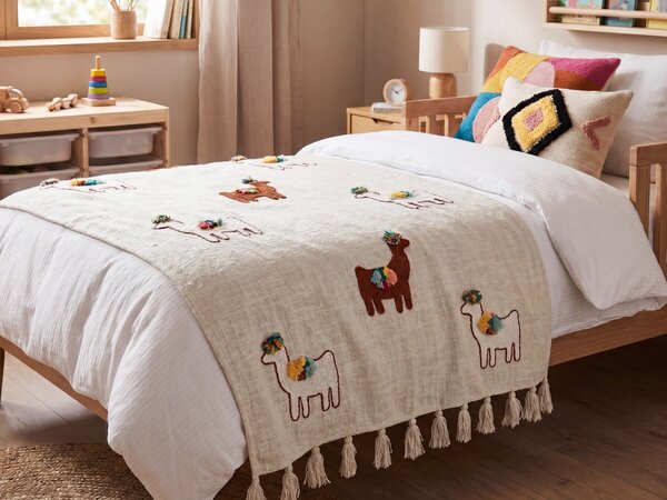Takaró DEOGHAR Pamut 130 x 180 cm Bézs