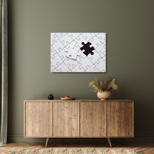 Puzzle képe (üvegen) (70x50 cm)