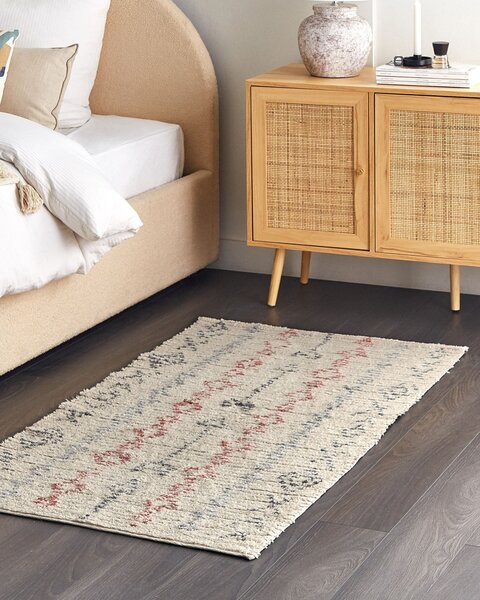 Szőnyeg DISPUR Bézs 80 x 150 cm Pamut