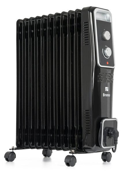 G21 Bromo olajradiátor fekete, 11 elem, 2500 W