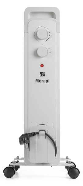G21 Merapi olajradiátor fehér, 9 elem, 2000 W