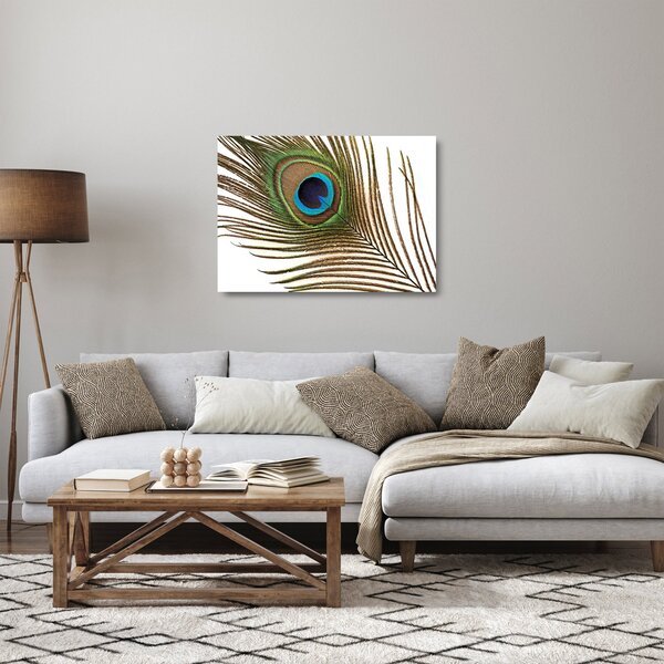 Pávatoll képe (üvegen) (70x50 cm)