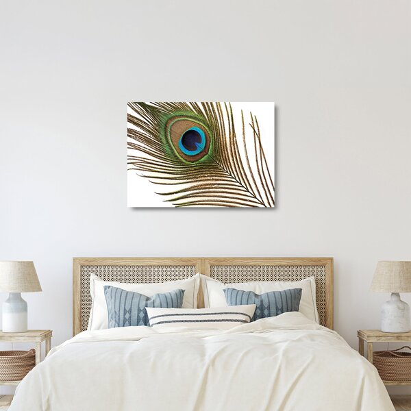 Pávatoll képe (üvegen) (70x50 cm)
