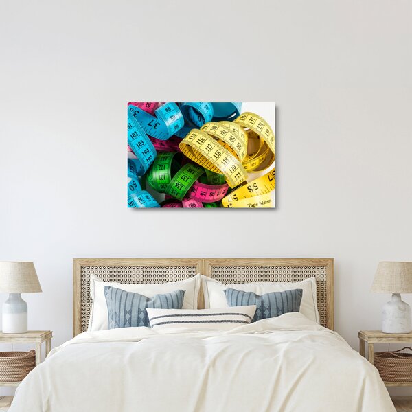 A színes méter képe (üvegen) (70x50 cm)