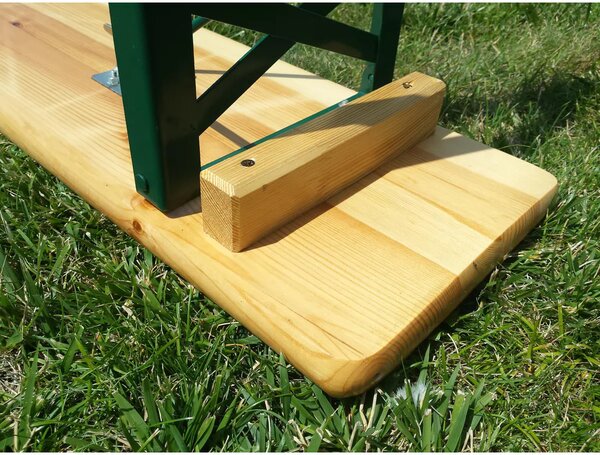 BAVORD Sörpad garnitúra STANDARD 200x50cm – tömör lucfenyő - asztal + pad