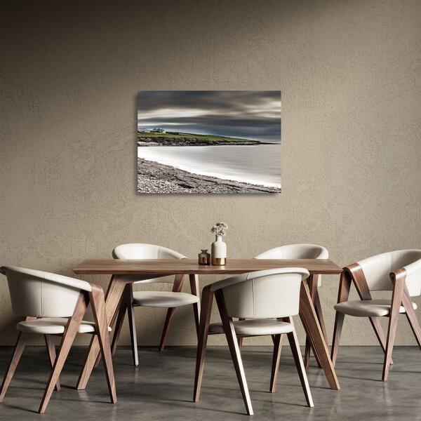 Tó a homályban képe (üvegen) (70x50 cm)