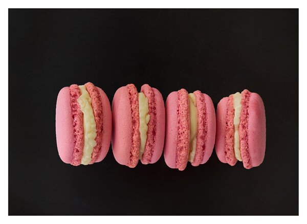 Macaroons képe (üvegen) (70x50 cm)