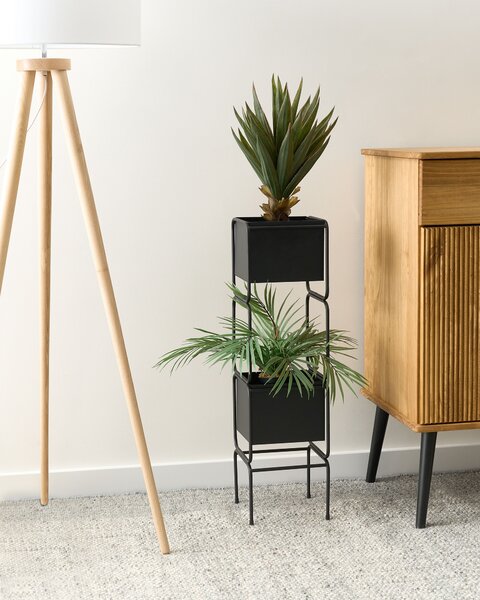 Virágállvány COTINUS 20 cm Fém Fekete