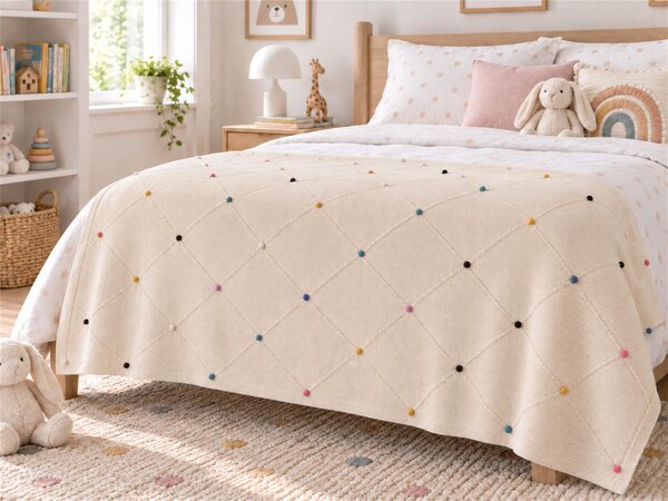 Takaró GAIDAR Pamut 130 x 170 cm Bézs