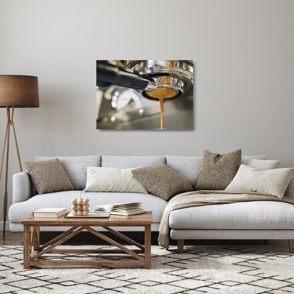 Kép - espresso (üvegen) (70x50 cm)