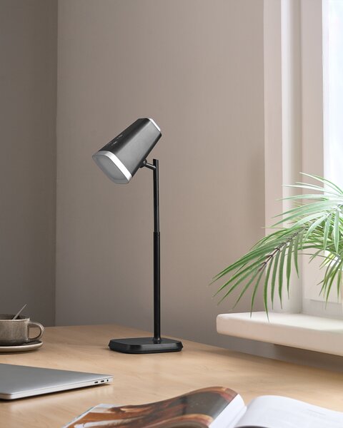 Vezeték nélküli LED asztali lámpa MUSCA Dimmer funkcióval Fekete