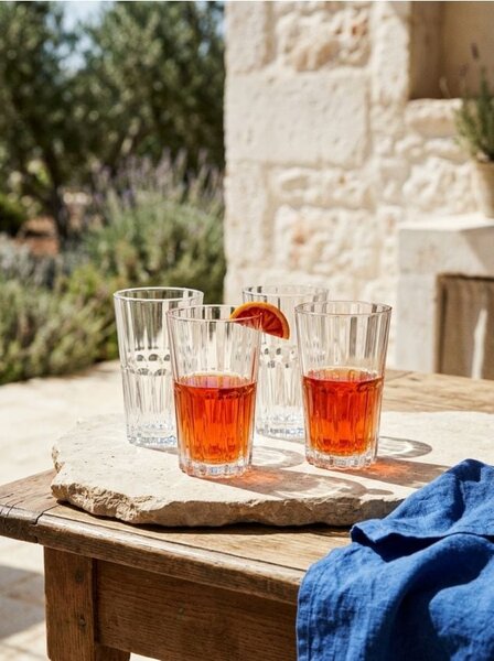 Sinsay - Poharak díszített aljjal 4 pack - clear