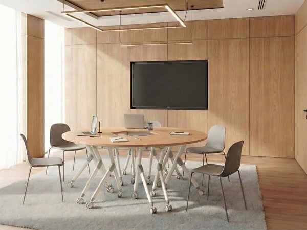 Összecsukható sarok íróasztal modul BENDI 90 cm x 64 cm Barna