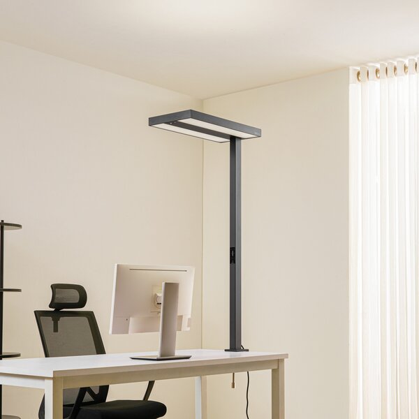 Spotlámpa Arcchio, Logan, dimmable, Fekete, Dolgozószoba / iroda, Alumínium, Modern