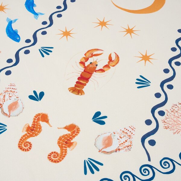 CORAL COAST pamut asztalterítő 160x160cm