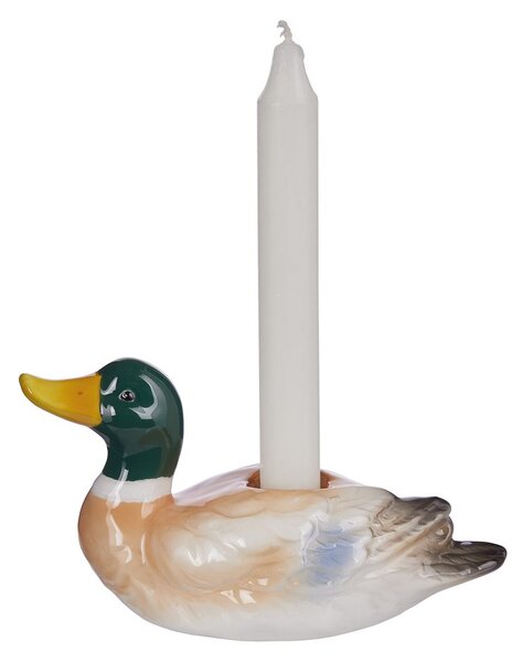 DUCK kerámia gyertyatartó , kacsa 9 cm