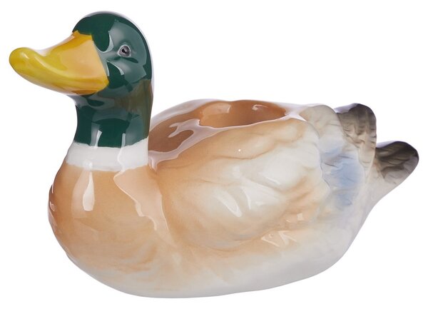 DUCK kerámia gyertyatartó , kacsa 9 cm