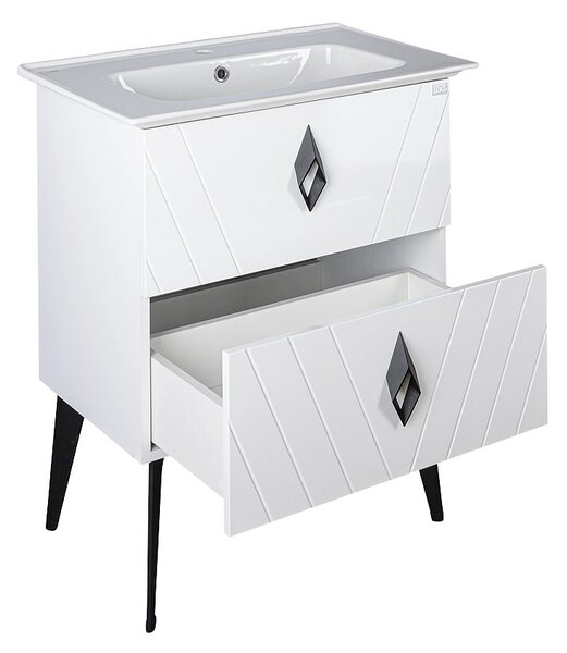 TMP KEOPS álló fürdőszobabútor - CeraStyle BLUE 70 - 42200 mosdóval - 70 x 47 cm