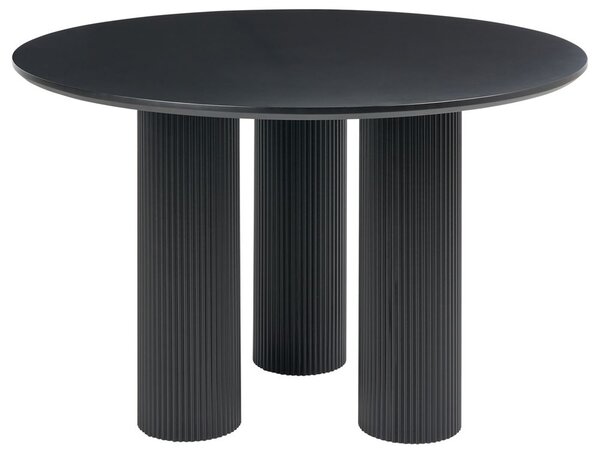 Étkezőasztal TULEMALU Fekete 120 cm 120 cm